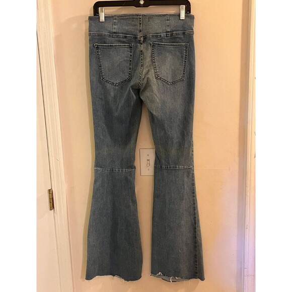 Free People Boot Cut Jeans Womens 28 Blue Denim Medium Wash 5-Pockets - Picture 8 of 10